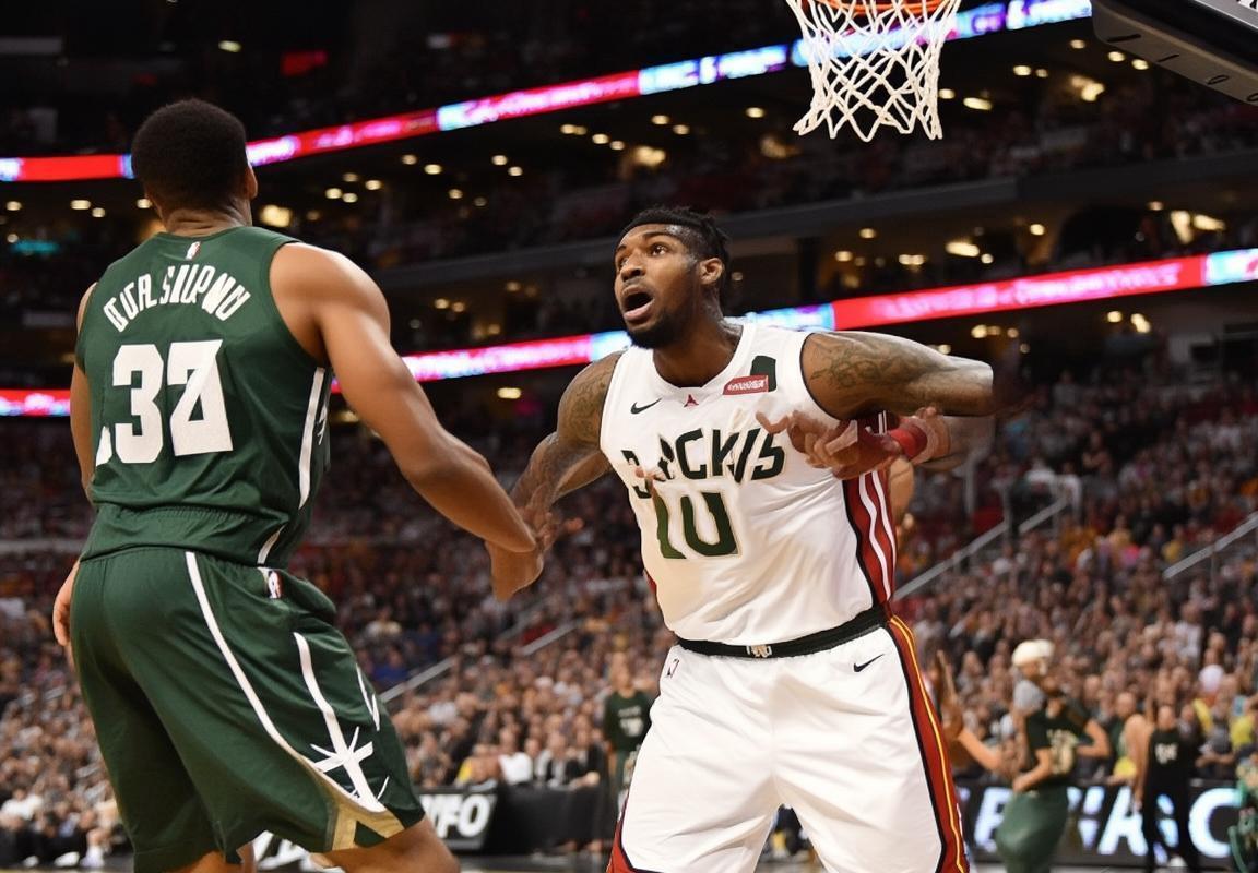 雄鹿六连败！热火险胜雄鹿三分，字母哥进攻低效暴露防守漏洞，战术调整困境亟待解决